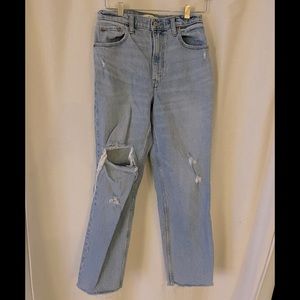 Abercrombie 90s Straight Ultra High Rise